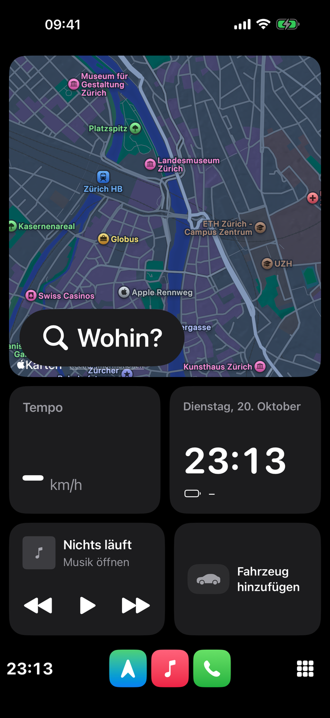 CarBoard auf dem iPhone